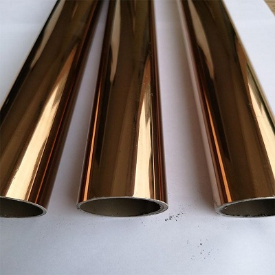 玫瑰金長城花不銹鋼管